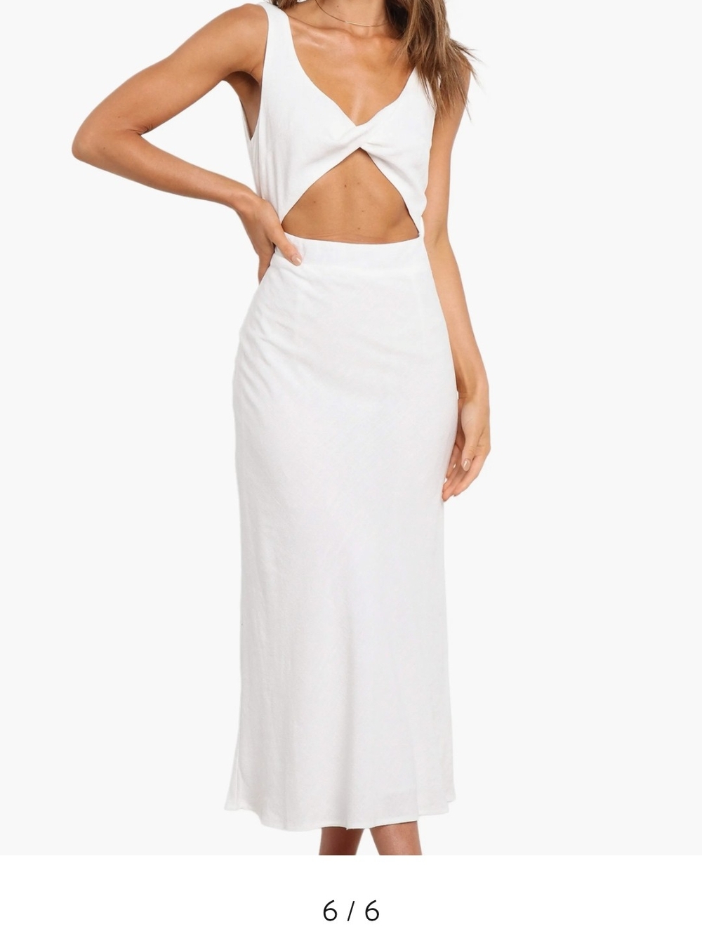 Petal & Pup White Cutout Dress